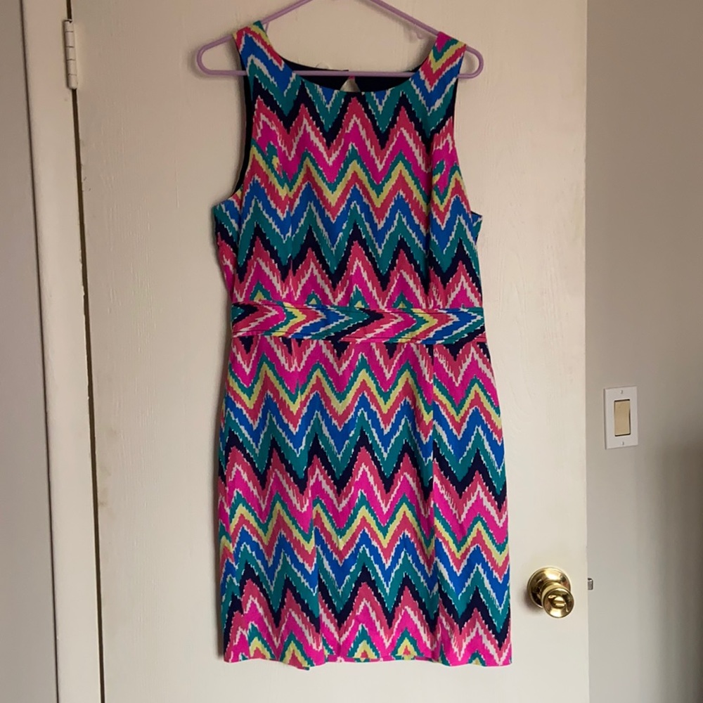 Lily Pulitzer Chevron Pattern Dress